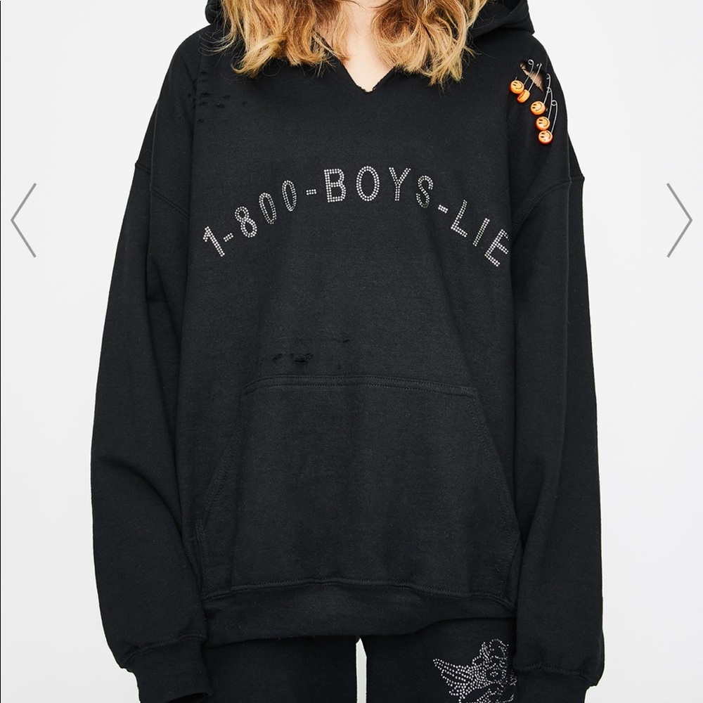 1-800-BOYS-LIE HOODIE